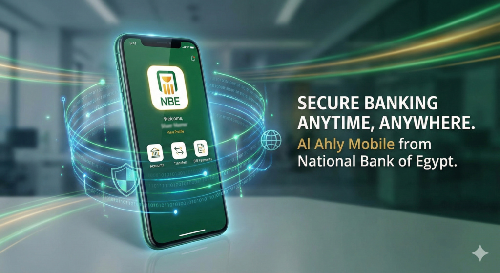 البنك الاهلى المصرى نت للافراد: كيفية الاشتراك، التكلفة، والخدمات (NBE Mobile)
